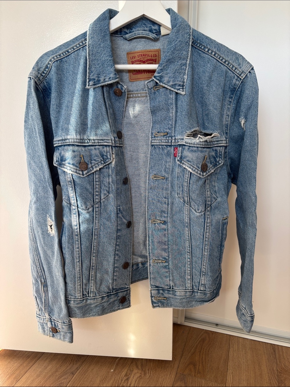 Levi's Blue Denim Trucker Jacket-S